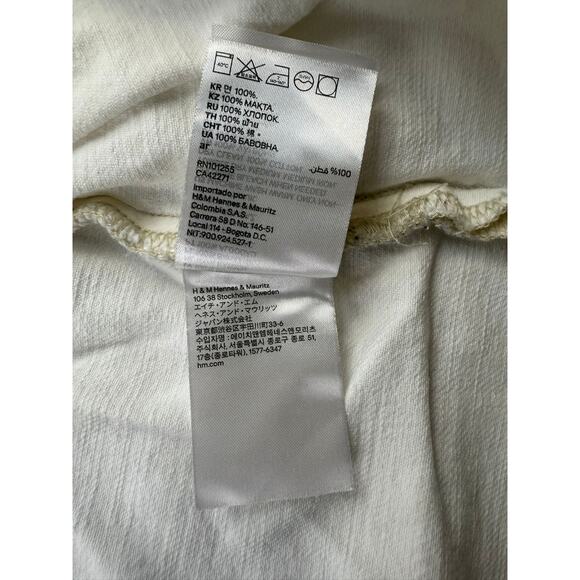 Lee x H&M Men’s Ecru Denim Chore Shirt Jacket Size M Workwear Overshirt Pockets - Picture 6 of 16